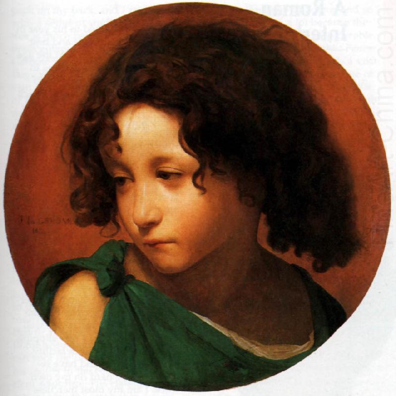 Portrait of a Young Boy, Jean Leon Gerome
